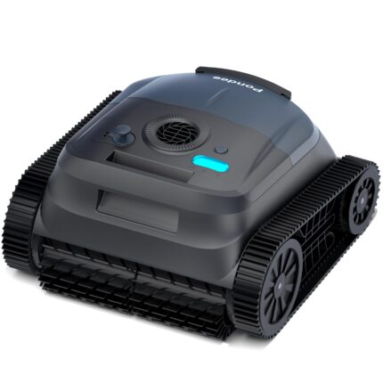 Pondee X5 Kabelloser Poolroboter – Wandklettern & Routenplanung, 180 Min. Laufzeit, Smart Precision Docking™ für Pools bis 300m²