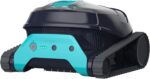 Dolphin Liberty 400 Poolreiniger Poolroboter Akku mit 2.5h Aufladen, Boden, Wand und Wasserlinie für Einbaupools bis 10m, Ultrafein-Filter, Intelligente Kontrolle App