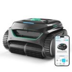 WYBOT C2 Kabelloser Poolroboter – Wandklettern & App-Steuerung, 180 Min. Laufzeit, 3-Motoren-System & Doppelfiltration für Pools bis 150m²