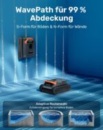 (2026 Neu) Gosvor Poolroboter Wand und Boden, Wasserlinie, Flachzone 4-in-1, Bis zu 200 Min. Laufzeit, Leichtgewicht 6,9 KG, 3μm Ultrafeiner Filter, Starker Poolsuager Akku für Pools bis zu 200 m²