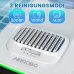 AIRROBO PC10 Kabelloser Poolroboter – Wandklettern & Wasserlinie, Intelligente Navigation, 120 Min. Laufzeit für Pools bis 170m² – Bild 3