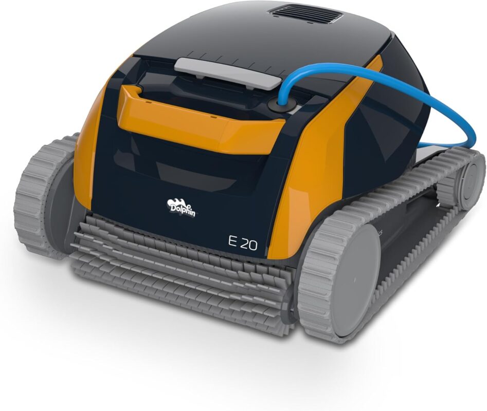 Dolphin E20 Automatischer Poolreiniger Poolroboter mit Kabel - Boden und Wandreinigung - Energieeinsparung, Eingelassene Pools bis zu 10 m