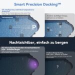 Pondee X5 Kabelloser Poolroboter – Wandklettern & Routenplanung, 180 Min. Laufzeit, Smart Precision Docking™ für Pools bis 300m² – Bild 4