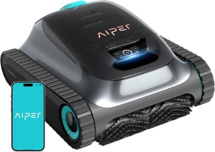 (2026 Upgrade) AIPER Scuba S1 Poolroboter Akku, 240 Min Laufzeit, Ultrafeinfiltration, Pool Bodensauger mit Wand- & Wasserlinienreinigung, App-Steuerung & OTA-Updates, Poolsauger für Pools bis zu 150㎡