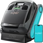 AIPER Scuba X1 Poolroboter, WavePath 3.0 Navigation, mit verbesserter Akkuleistung und bis zu 25.200 L/h Saugkraft, horizontale Wasserlinienreinigung, poolsauger akku Ideal für Pools bis zu 200㎡, Blau