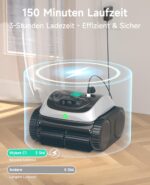 WYBOT C1 Kabelloser Poolroboter – Intelligente Routenplanung für Boden & Wand, 150 Min. Laufzeit, automatischer Poolsauger bis 150m² – Bild 4
