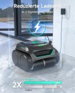 WYBOT C2 Kabelloser Poolroboter – Wandklettern & App-Steuerung, 180 Min. Laufzeit, 3-Motoren-System & Doppelfiltration für Pools bis 150m² – Bild 5