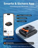 (2026 Neu) Gosvor Poolroboter Wand und Boden, Wasserlinie, Flachzone 4-in-1, Bis zu 200 Min. Laufzeit, Leichtgewicht 6,9 KG, 3μm Ultrafeiner Filter, Starker Poolsuager Akku für Pools bis zu 200 m²