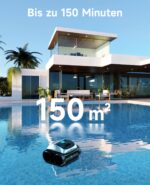 WYBOT C1 Kabelloser Poolroboter – Intelligente Routenplanung für Boden & Wand, 150 Min. Laufzeit, automatischer Poolsauger bis 150m² – Bild 2