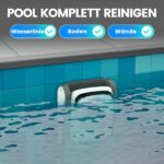AIRROBO PC10 Kabelloser Poolroboter – Wandklettern & Wasserlinie, Intelligente Navigation, 120 Min. Laufzeit für Pools bis 170m² – Bild 7