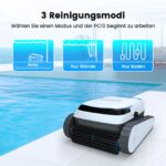 FIXR PC10 Kabelloser Poolroboter – Wandklettern & Wasserlinie, Intelligente Navigation, 120 Min. Laufzeit für Pools bis 170m² – Bild 3