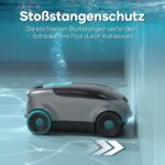 AIPER Kabelloser Poolroboter – Automatischer Poolsauger mit Feinfiltration, 130 Min. Laufzeit & Auto-Park für Pools bis 100m² – Bild 2