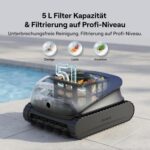 Beatbot (2026 Neu) Sora 10 Poolroboter Boden und Wand, Reinigt Wasserlinie & Plattformen, 25700 LPH Saugleistung, smartes Parken an der Waaaerlinie, 5L Filterkorb, bis zu 5 Std. Laufzeit, Tiefblau