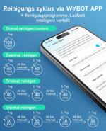 WYBOT C1 Kabelloser Poolroboter – Intelligente Routenplanung für Boden & Wand, 150 Min. Laufzeit, automatischer Poolsauger bis 150m² – Bild 7