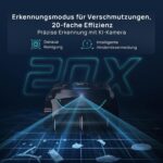 (Neues Modell) WYBOT C2 Vision-A Kabelloser Poolroboter Akku mit KI-Kamera, 8 Modi, starker Saugkraft, Dual-Filter, Wasserlinie, Poolroboter Akku Wand und Boden, App-Steuerung-schwarz dunkelgrün