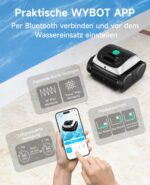 WYBOT C1 Kabelloser Poolroboter – Intelligente Routenplanung für Boden & Wand, 150 Min. Laufzeit, automatischer Poolsauger bis 150m² – Bild 3