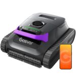(2026 Upgrade) Gosvor LiteVac G1 4‑in‑1 Poolroboter für Wand, Boden, Wasserlinie und Flachzone, 3μm Ultrafeinfilter, bis zu 200 Min. Laufzeit, nur 6,9 kg, für Pools bis zu 200 m²