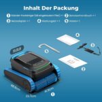 (2026 Upgrade) PC20 Poolroboter Boden und Wand, Wasserlinienreinigung, Intelligenter Navigation, 18927LPH Leistungsstarker Poolsauger mit App-Steuerung, Poolsauger für Pools bis zu 170㎡