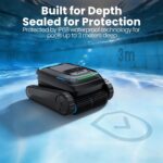 (2026 Upgrade) Poolroboter Boden und Wand, Wasserlinie, Poolsauger Akku Kabelloser, Intelligenter Navigation, 18927LPH Leistungsstarker, Poolreiniger für Pools bis zu 170㎡, PC10