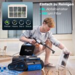 EVERCROSS BOT U8 Poolroboter – Kabellos für Boden, Wand & Wasserlinie, 120 Min. Akku, Intelligente Navigation & Selbsteinparken bis 200m² – Bild 3