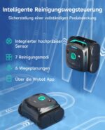 WYBOT C2 Kabelloser Poolroboter – Wandklettern & App-Steuerung, 180 Min. Laufzeit, 3-Motoren-System & Doppelfiltration für Pools bis 150m² – Bild 10