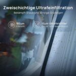 (Neues Modell) WYBOT C2 Vision-A Kabelloser Poolroboter Akku mit KI-Kamera, 8 Modi, starker Saugkraft, Dual-Filter, Wasserlinie, Poolroboter Akku Wand und Boden, App-Steuerung-schwarz dunkelgrün