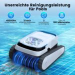 FIXR PC10 Kabelloser Poolroboter – Wandklettern & Wasserlinie, Intelligente Navigation, 120 Min. Laufzeit für Pools bis 170m² – Bild 6