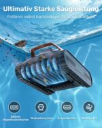 (2026 Upgrade) Gosvor LiteVac G1 4‑in‑1 Poolroboter für Wand, Boden, Wasserlinie und Flachzone, 3μm Ultrafeinfilter, bis zu 200 Min. Laufzeit, nur 6,9 kg, für Pools bis zu 200 m²