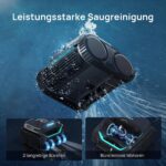 (Neues Modell) WYBOT C2 Vision-A Kabelloser Poolroboter Akku mit KI-Kamera, 8 Modi, starker Saugkraft, Dual-Filter, Wasserlinie, Poolroboter Akku Wand und Boden, App-Steuerung-schwarz dunkelgrün