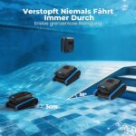 (2026 Upgrade) PC20 Poolroboter Boden und Wand, Wasserlinienreinigung, Intelligenter Navigation, 18927LPH Leistungsstarker Poolsauger mit App-Steuerung, Poolsauger für Pools bis zu 170㎡