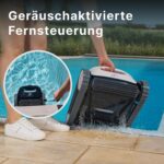 Dolphin Liberty 400 Poolreiniger Poolroboter Akku mit 2.5h Aufladen, Boden, Wand und Wasserlinie für Einbaupools bis 10m, Ultrafein-Filter, Intelligente Kontrolle App
