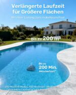 (2026 Upgrade) Gosvor LiteVac G1 4‑in‑1 Poolroboter für Wand, Boden, Wasserlinie und Flachzone, 3μm Ultrafeinfilter, bis zu 200 Min. Laufzeit, nur 6,9 kg, für Pools bis zu 200 m²