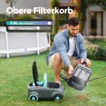 AIPER Kabelloser Poolroboter – Automatischer Poolsauger mit Feinfiltration, 130 Min. Laufzeit & Auto-Park für Pools bis 100m² – Bild 4