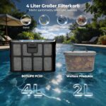 (2026 Neu) BOTLIFE PC20 Poolroboter, Akku Poolsauger Kabelloser, Poolroboter Boden und Wand Wasserlinie, APP-Steuerung, 18927 LPH, Intelligenten Navigation, Poolreiniger für Aufstellpool bis 170m²