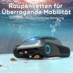 AIPER Kabelloser Poolroboter – Wand & Wasserlinie, Navigation 2.0, 150 Min. Laufzeit, 3,5L Filterkorb für Pools bis 150m² (4 Modi) – Bild 7