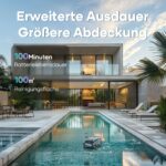 AIPER Kabelloser Poolroboter – Automatischer Poolsauger mit Feinfiltration, 130 Min. Laufzeit & Auto-Park für Pools bis 100m² – Bild 3