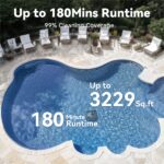 Pondee X5 Kabelloser Poolroboter – Wandklettern & Routenplanung, 180 Min. Laufzeit, Smart Precision Docking™ für Pools bis 300m² – Bild 2