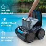 Zodiac Vortex 4WD Poolroboter OV 5300 SW – Allrad-Antrieb für Boden, Wand & Wasserlinie, inkl. Transportwagen, für Pools bis 12x6m – Bild 4
