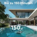 AIPER Kabelloser Poolroboter – Wand & Wasserlinie, Navigation 2.0, 150 Min. Laufzeit, 3,5L Filterkorb für Pools bis 150m² (4 Modi) – Bild 4