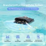 Beatbot (2026 Neu) Sora 70 Poolroboter, Poolsauger Akku Boden und Wand 4-in-1 Komplettreinigung, 25700 LPH, smartes Parken an der Oberfläche, 6L Fassungsvermögen, 10000 mAh Akku, bis zu 300 m², blau