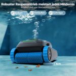 (2026 Neu) BOTLIFE PC20 Poolroboter, Akku Poolsauger Kabelloser, Poolroboter Boden und Wand Wasserlinie, APP-Steuerung, 18927 LPH, Intelligenten Navigation, Poolreiniger für Aufstellpool bis 170m²