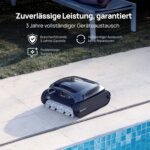 Beatbot AquaSense 2 Poolroboter, Akku Poolsauger mit Oberflächen-Parkfunktion, Poolreiniger Boden und Wand, Doppelte Reinigung der Wasserlinie, für Pools bis zu 300 m²